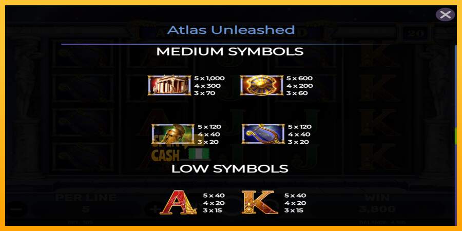 Spielautomat Atlas Unleashed für echtes geld 6