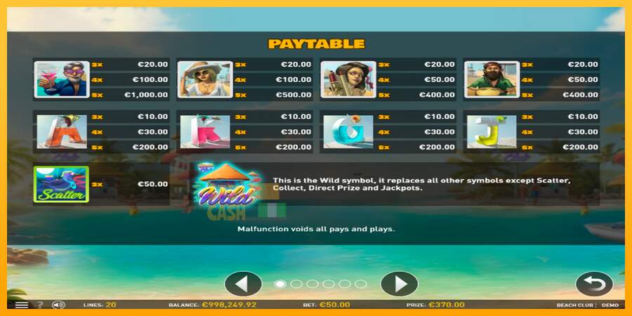 Spielautomat Beach Club für echtes geld 2