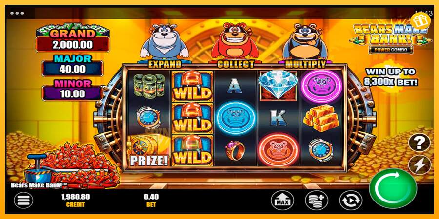 Spielautomat Bears Make Bank! Power Combo für echtes geld 1