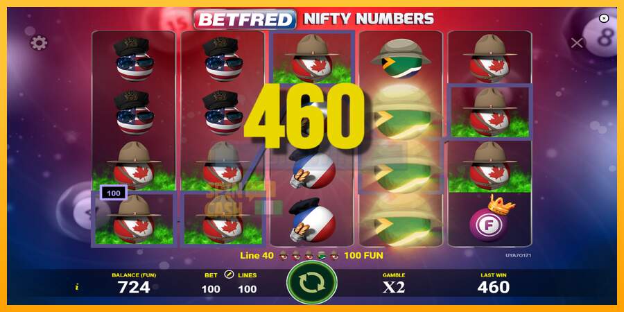 Spielautomat Betfred Nifty Numbers für echtes geld 3