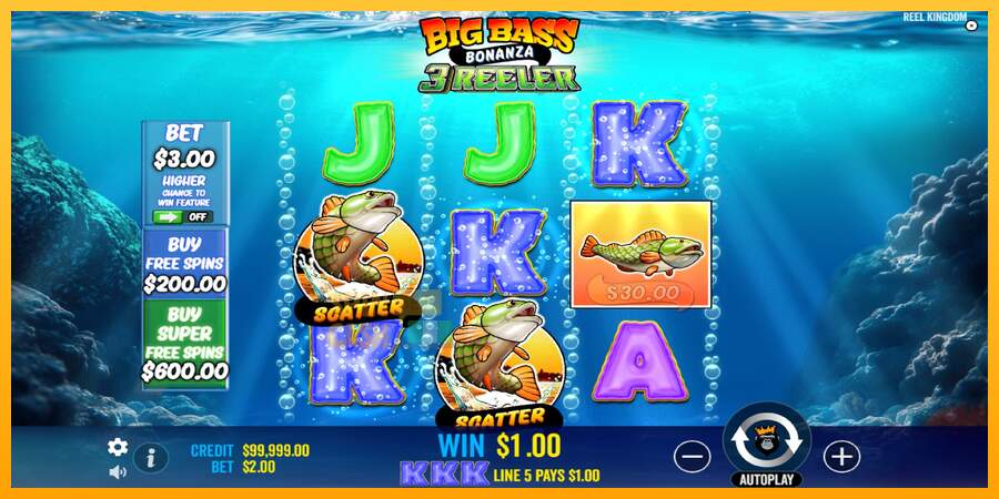 Spielautomat Big Bass Bonanza 3 Reeler für echtes geld 2