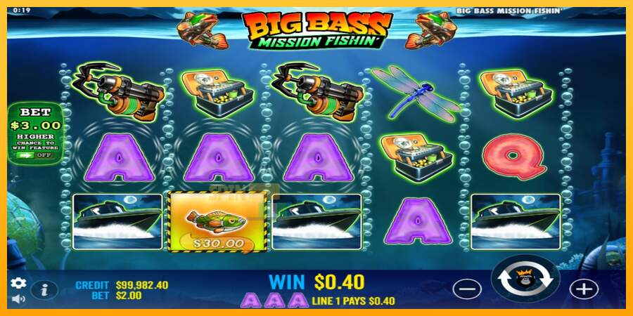 Spielautomat Big Bass Mission Fishin für echtes geld 3