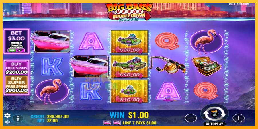 Spielautomat Big Bass Vegas Double Down Deluxe für echtes geld 3