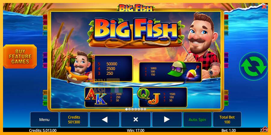 Spielautomat Big Fish für echtes geld 5