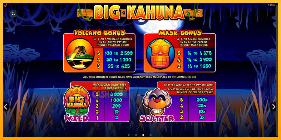 Spielautomat Big Kahuna für echtes geld 6