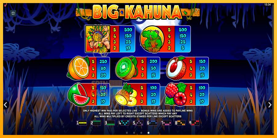 Spielautomat Big Kahuna für echtes geld 7