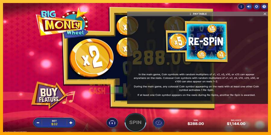 Spielautomat Big Money Wheel für echtes geld 6