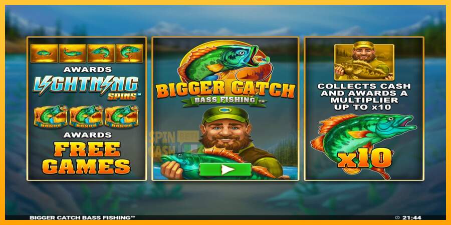 Spielautomat Bigger Catch Bass Fishing für echtes geld 1