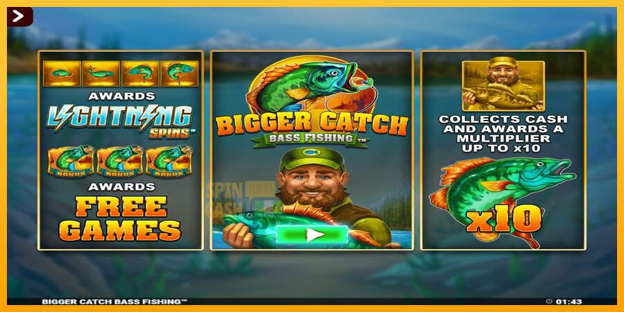 Spielautomat Bigger Catch Bass Fishing Rapid Fire Jackpots für echtes geld 1