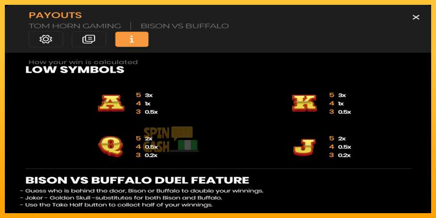 Spielautomat Bison vs Buffalo für echtes geld 7