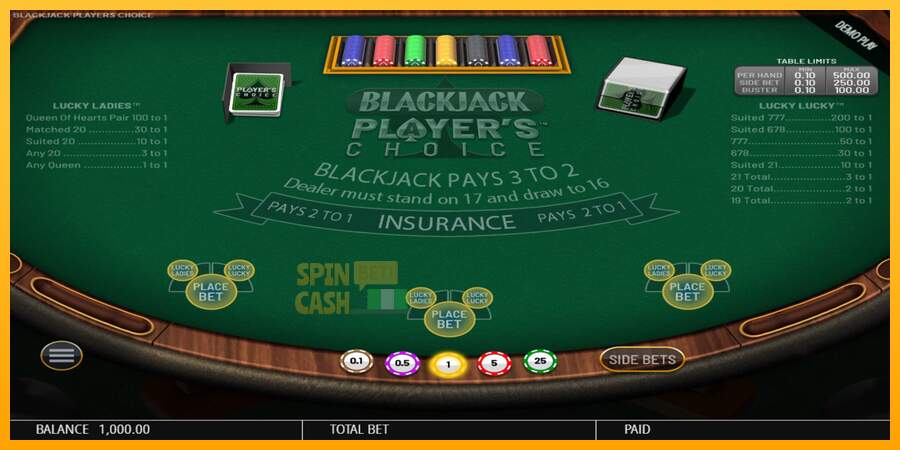 Spielautomat Blackjack Players Choice für echtes geld 3