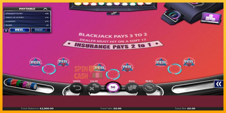 Spielautomat Blackjack Trilux für echtes geld 2