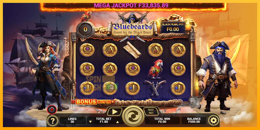 Spielautomat Bluebeard Quest for the Black Pearl für echtes geld 2