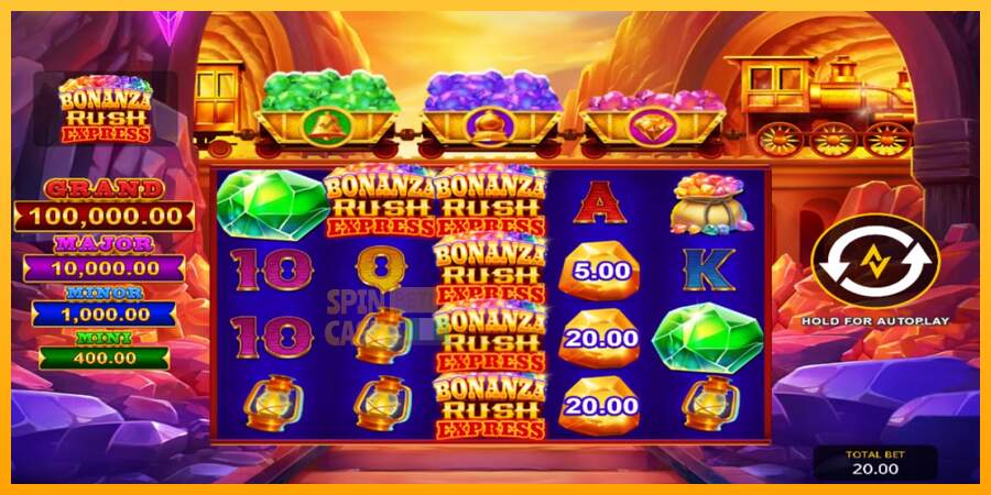 Spielautomat Bonanza Rush Express für echtes geld 3