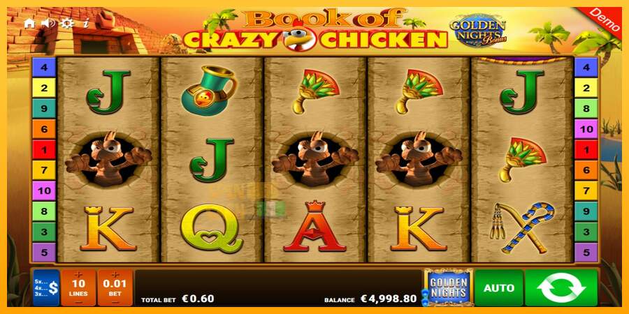 Spielautomat Book of Crazy Chicken Golden Nights für echtes geld 2