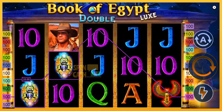 Spielautomat Book of Egypt Double Luxe für echtes geld 3