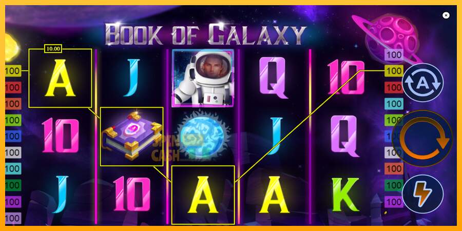 Spielautomat Book of Galaxy für echtes geld 3