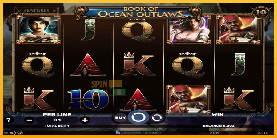 Spielautomat Book of Ocean Outlaws für echtes geld 2