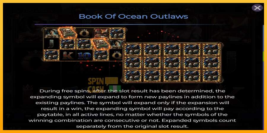 Spielautomat Book of Ocean Outlaws für echtes geld 5