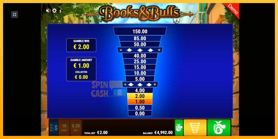 Spielautomat Books Bulls für echtes geld 5