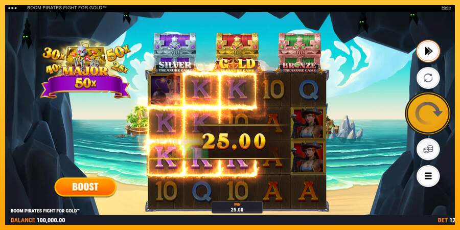 Spielautomat Boom Pirates Fight for Gold für echtes geld 3