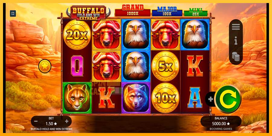 Spielautomat Buffalo Hold and Win Extreme für echtes geld 1