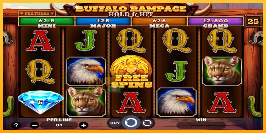 Spielautomat Buffalo Rampage Hold & Hit für echtes geld 2