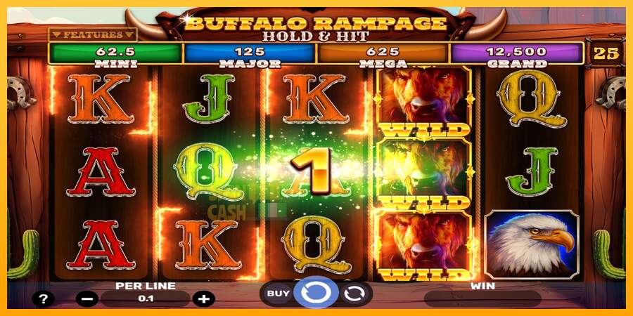 Spielautomat Buffalo Rampage Hold & Hit für echtes geld 3