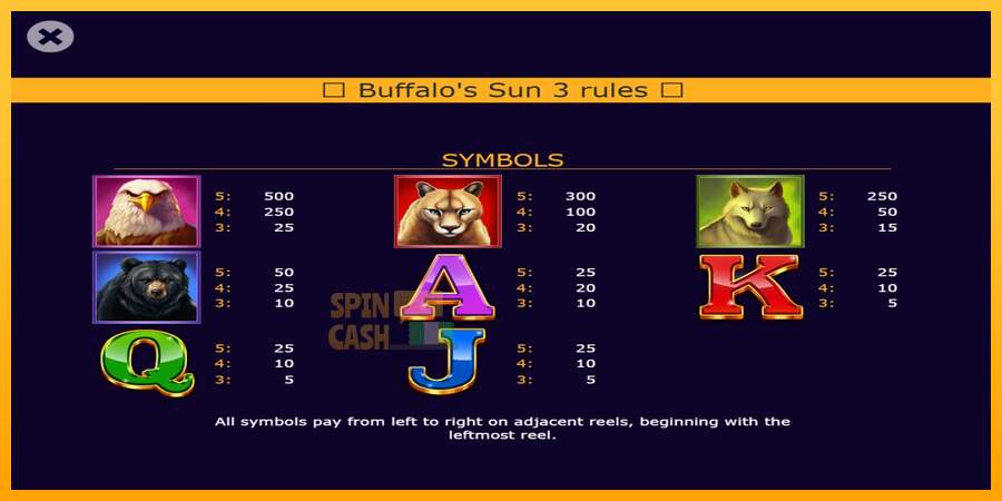 Spielautomat Buffalos Sun 3 für echtes geld 4