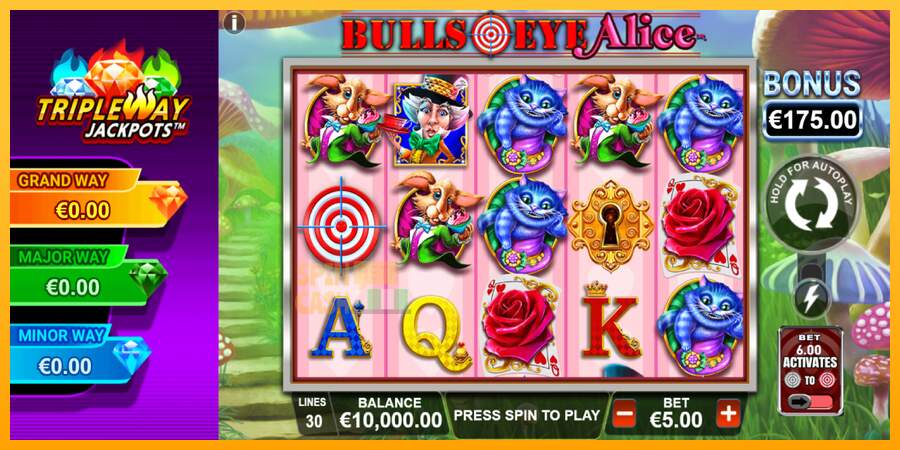 Spielautomat Bulls Eye Alice für echtes geld 2