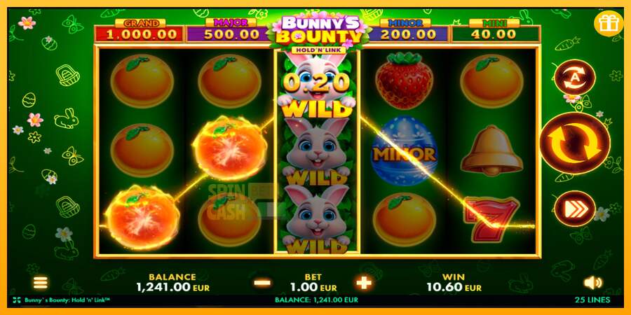 Spielautomat Bunnys Bounty: Hold N Link für echtes geld 4