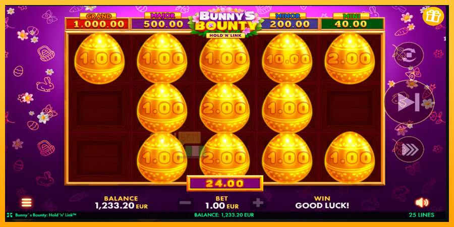 Spielautomat Bunnys Bounty: Hold N Link für echtes geld 5