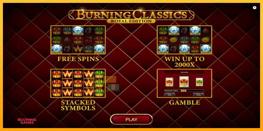 Spielautomat Burning Classics Royal Edition für echtes geld 1