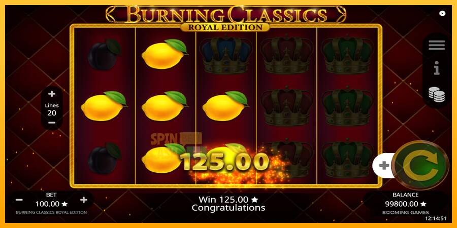 Spielautomat Burning Classics Royal Edition für echtes geld 3