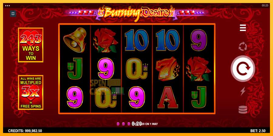 Spielautomat Burning Desire für echtes geld 5