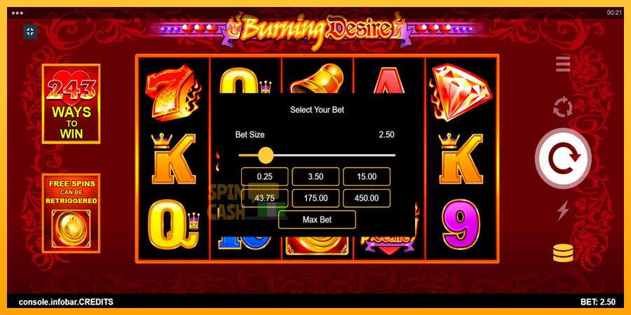 Spielautomat Burning Desire für echtes geld 8