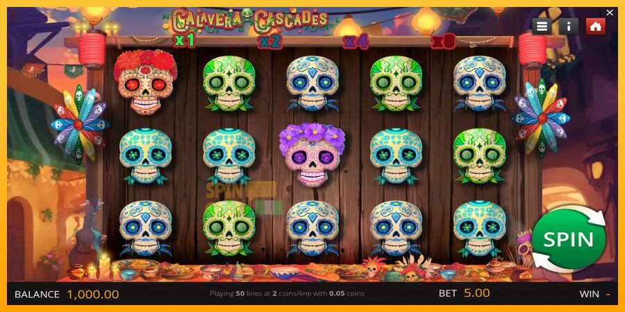 Spielautomat Calavera Cascades für echtes geld 1