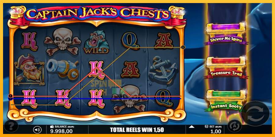 Spielautomat Captain Jacks Chests für echtes geld 2