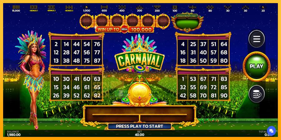 Spielautomat Carnaval Link&Win für echtes geld 2