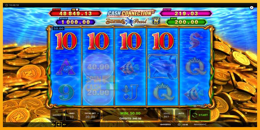 Spielautomat Cash Connection Dolphins Pearl für echtes geld 4