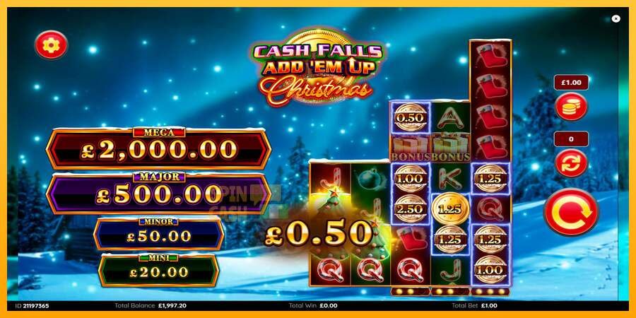 Spielautomat Cash Falls: Add Em Up Christmas für echtes geld 4