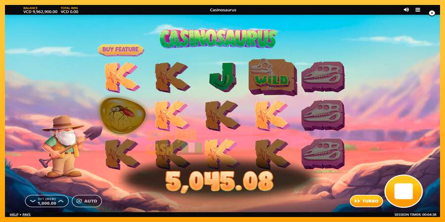 Spielautomat Casinosaurus für echtes geld 3