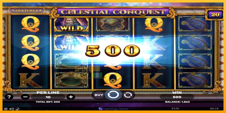 Spielautomat Celestial Conquest für echtes geld 3