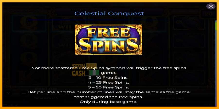 Spielautomat Celestial Conquest für echtes geld 4