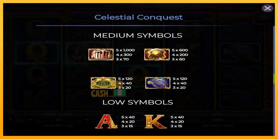 Spielautomat Celestial Conquest für echtes geld 6