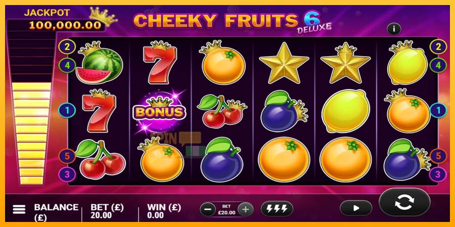 Spielautomat Cheeky Fruits 6 Deluxe für echtes geld 3