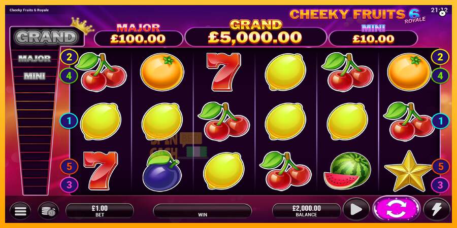 Spielautomat Cheeky Fruits 6 Royale für echtes geld 2