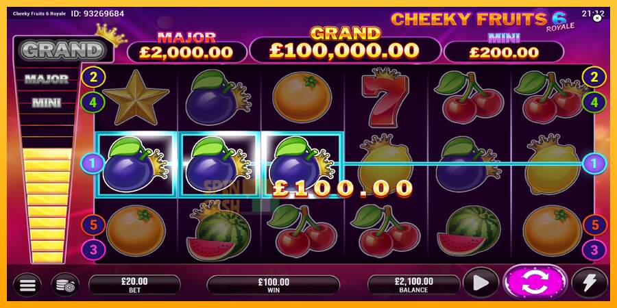 Spielautomat Cheeky Fruits 6 Royale für echtes geld 4