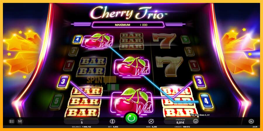 Spielautomat Cherry Trio für echtes geld 3