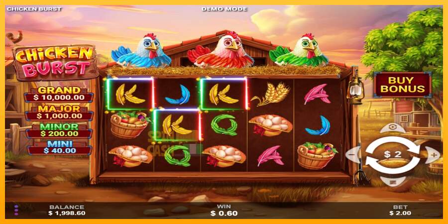 Spielautomat Chicken Burst für echtes geld 3